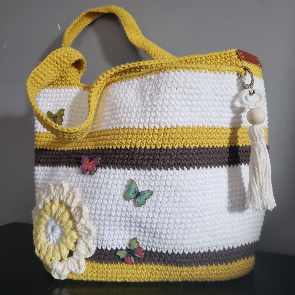 Crochet Shoulder Bag Handmade